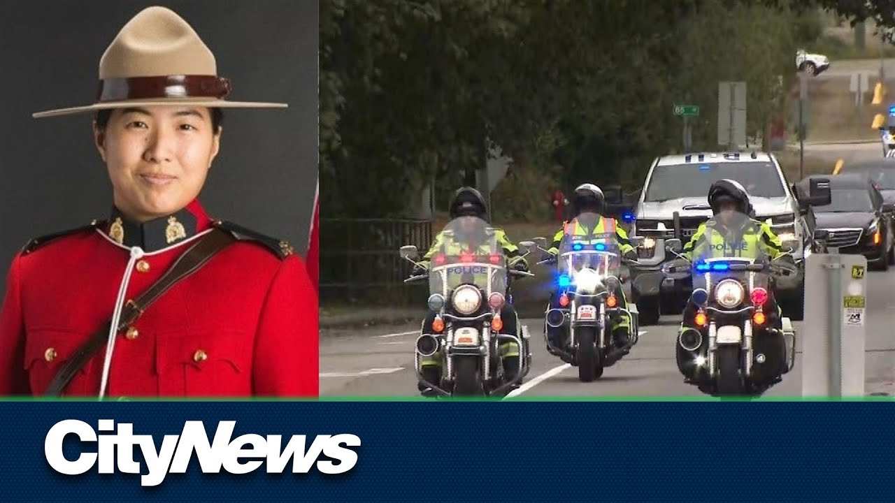 Procession held for Burnaby RCMP officer Const. Yang