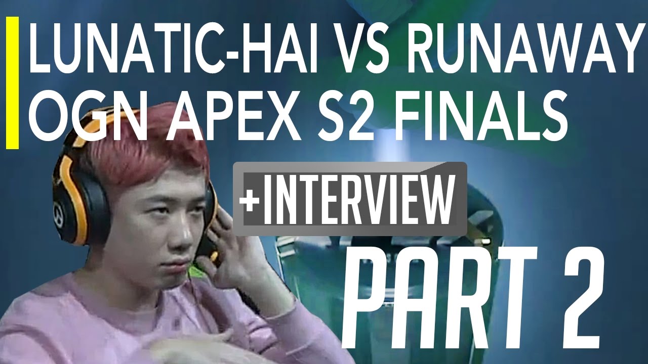Lunatic-Hai vs RunAway | OGN Overwatch APEX S2 Finals Part 2 + Interview