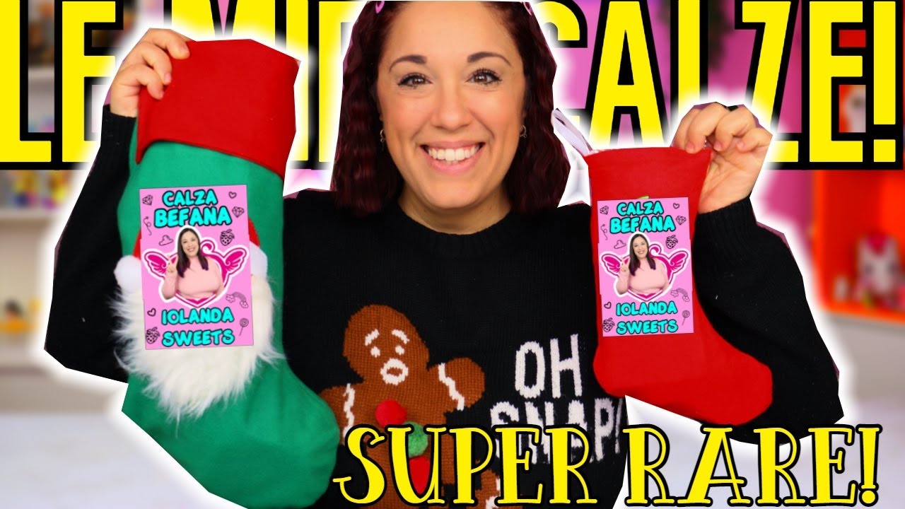 Queste CALZE sono SUPER RARE! CALZE BEFANA SLIME e ANTISTRESS iolanda sweets!