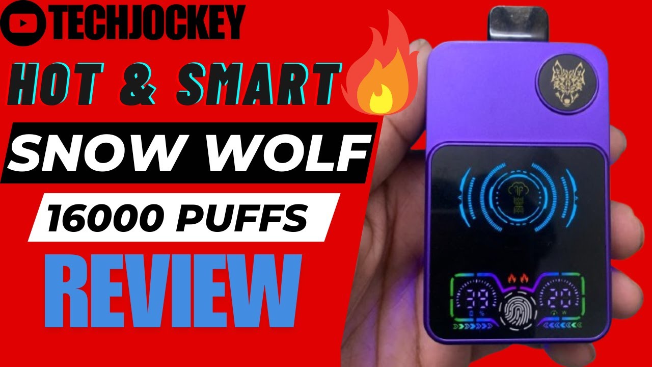 SNOW WOLF 16000 PUFFS REVIEW IN BANGLA🔥 ।।SNOW WOLF।।SNOW WOLF 16K
