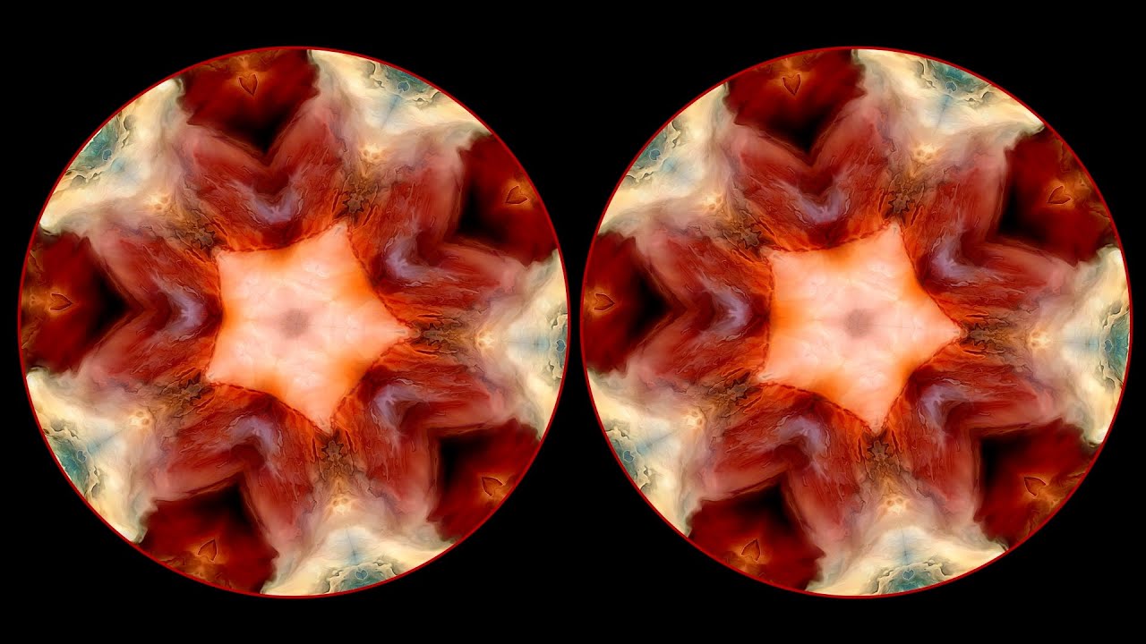 Penta Mandala Estereoscópico 3D. Looking inside