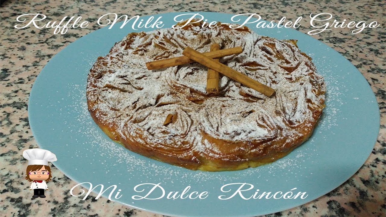 RUFFLE MILK - PASTEL GRIGO DE MASA FILO