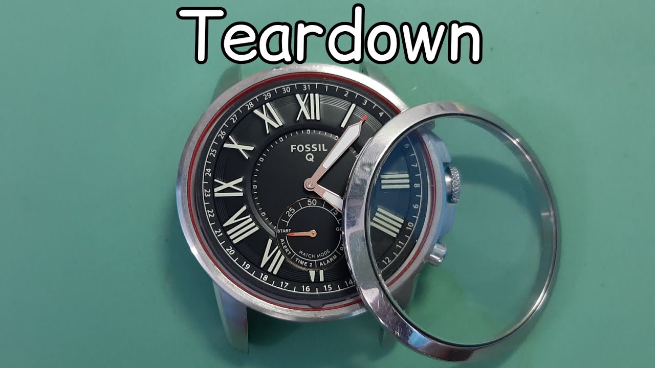 Fossil Q Smart Watch Teardown FTW1156 | Watch Bezel Removal | SolimBD