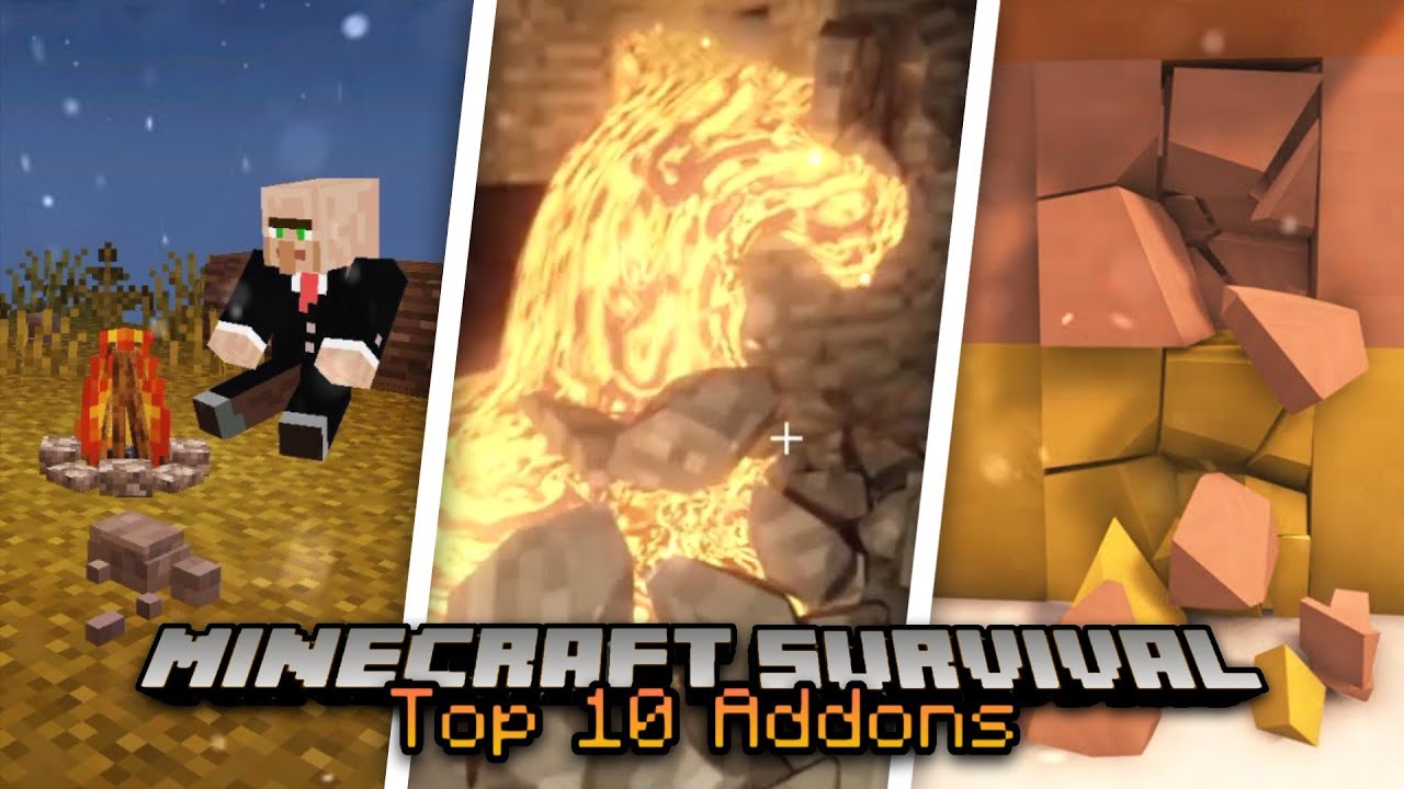Top 10 epic mods for minecraft pocket edition || Best Minecraft mods 1.18 || Villageeer