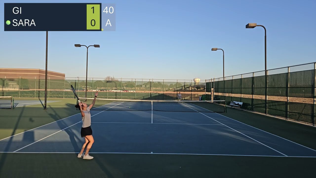 Tennis singles in Frisco 1.21.26