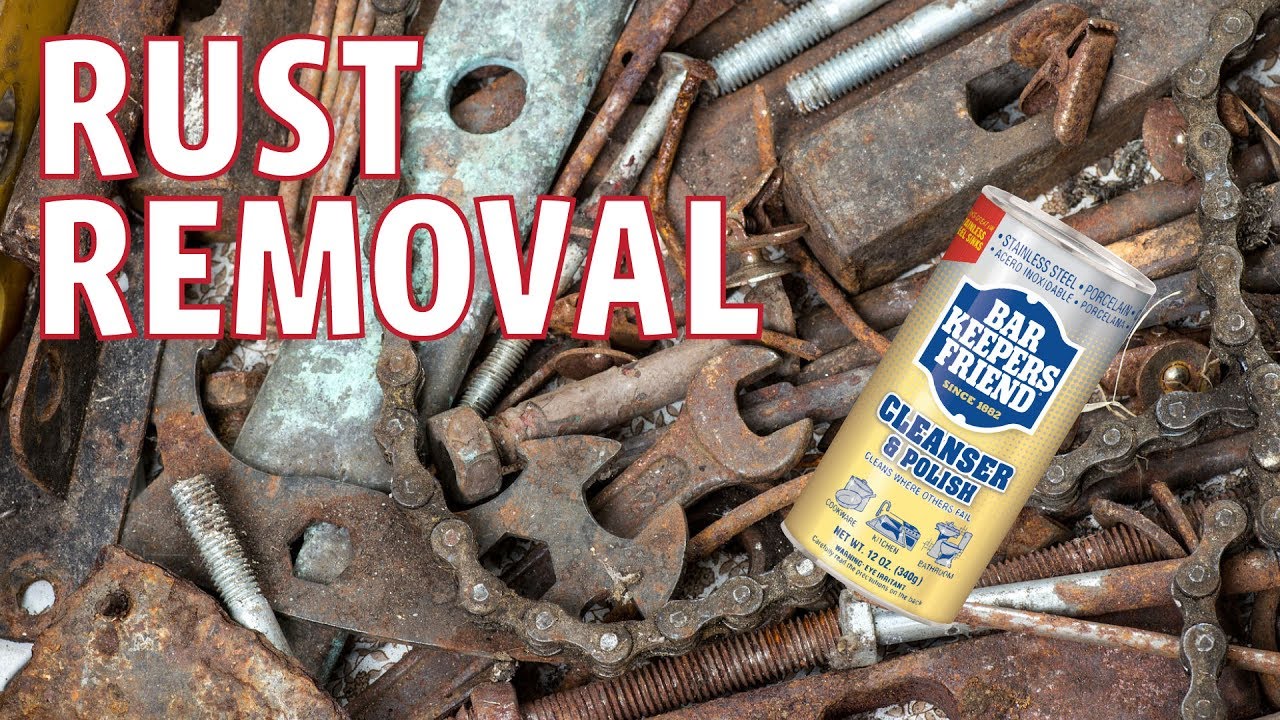 Remove Rust Stains From Anything With Bar Keepers Friend