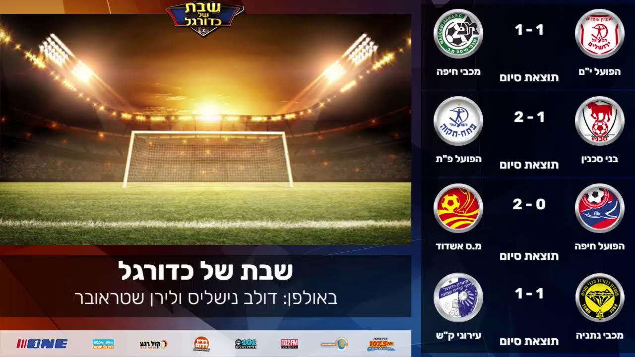חי: שבת של כדורגל 7.2.26