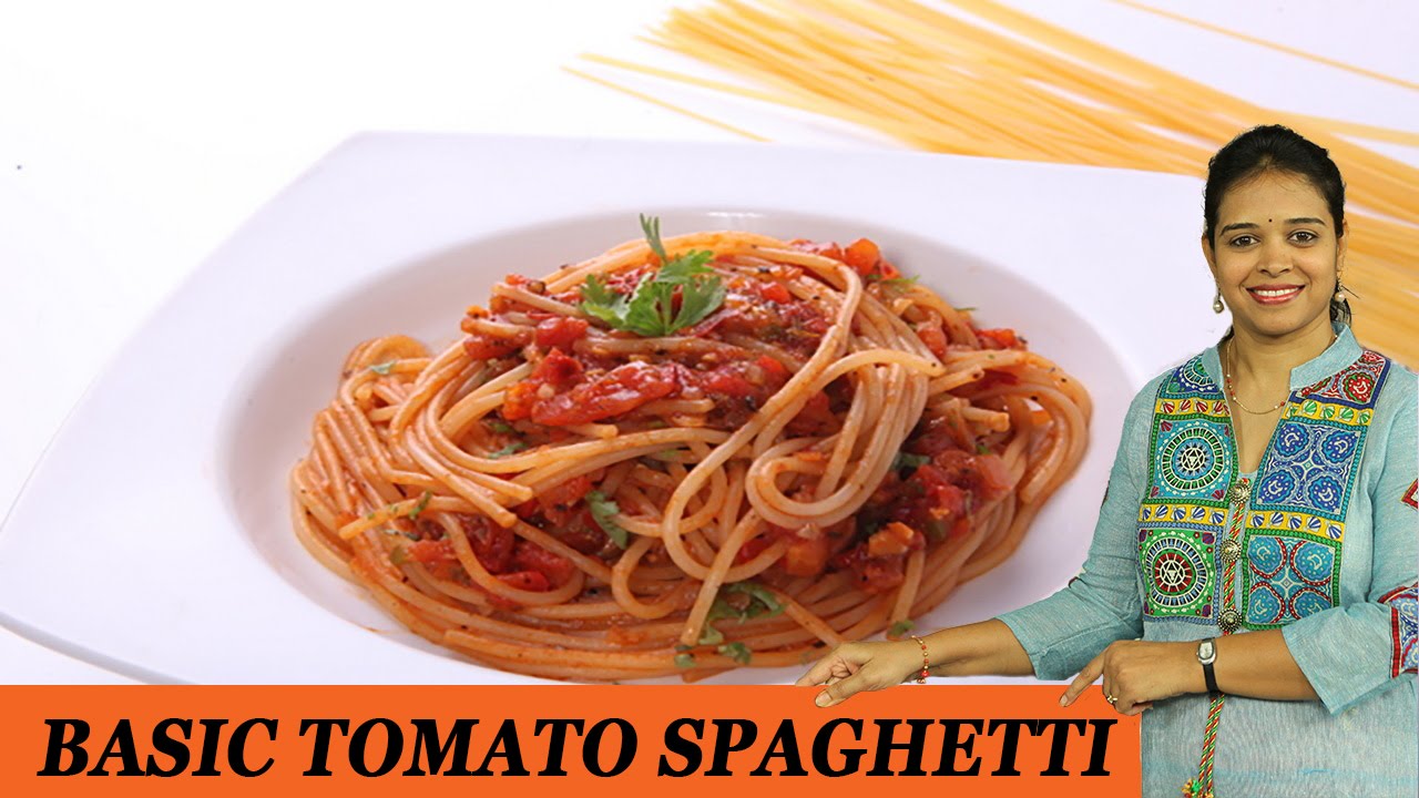 Basic Tomato Spaghetti - Mrs Vahchef