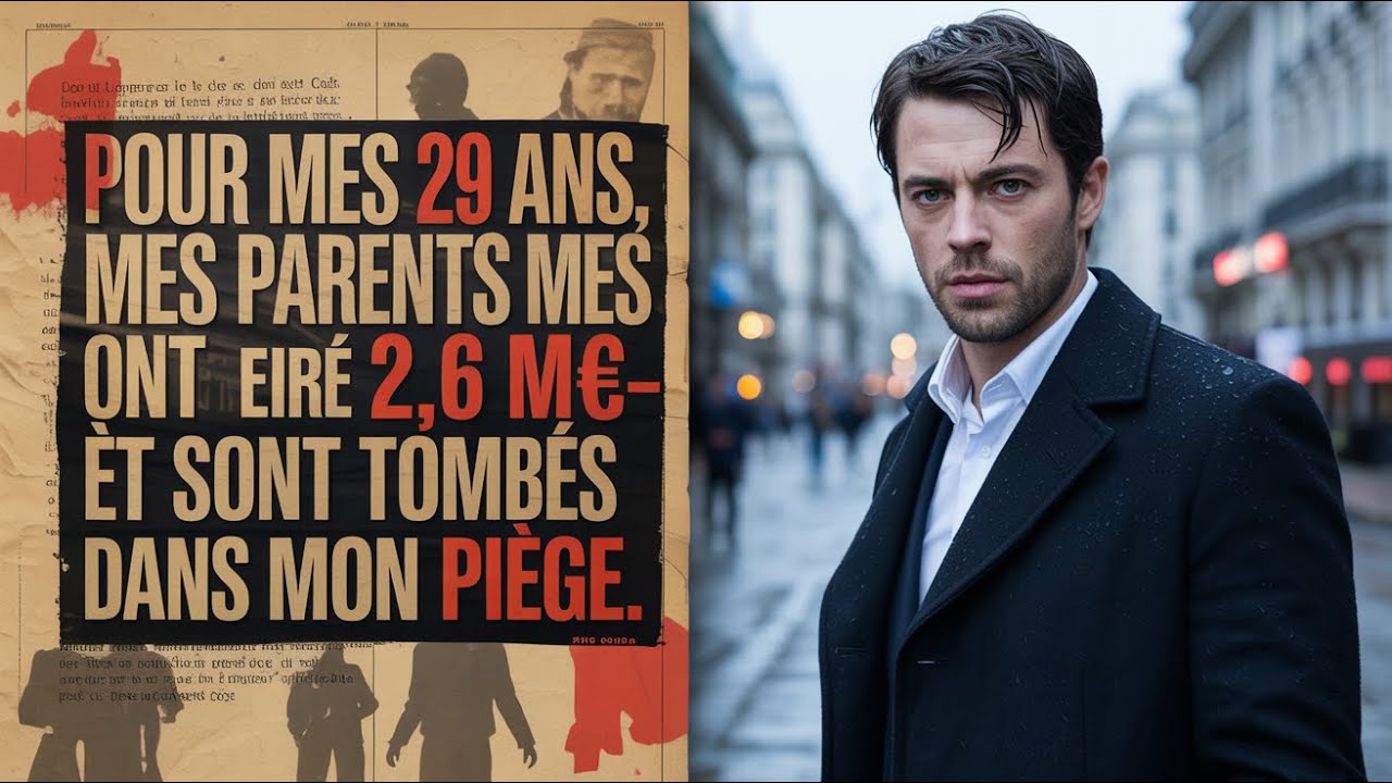 POUR MES 29 ANS, MES PARENTS ONT RETIRÉ MES 2,6 M€ — ET SONT TOMBÉS DANS MON PIÈGE.