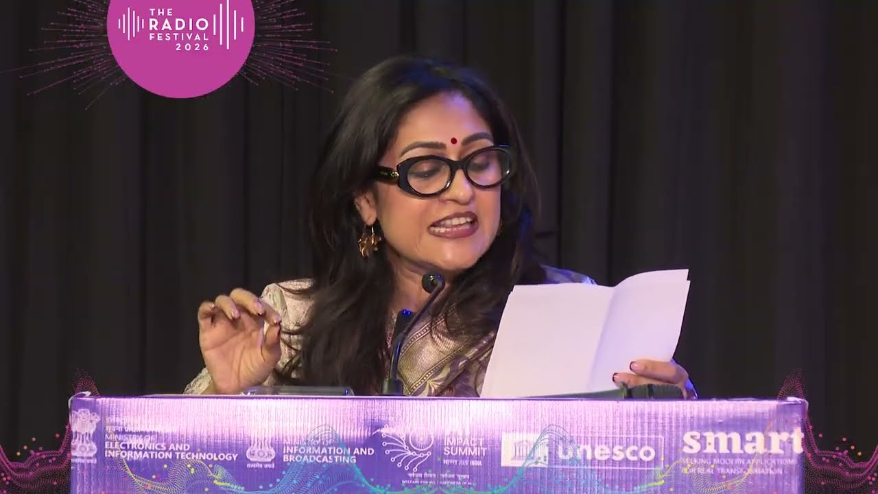 Ms Nisha Narayanan at the Inaugural Panel | The Radio Festival 2026