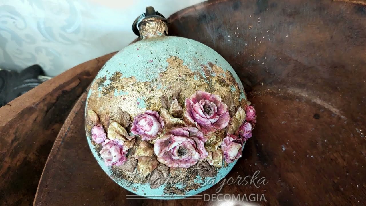 Πώς να βάψετε μια σύνθεση από πηλό/How to paint a clay synthesis | Decomagia