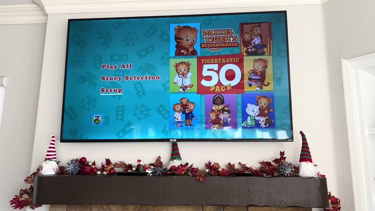 Daniel Tiger’s Neighborhood Tigertastic 50 Pack 2021 DVD Menu Walkthrough (Disc 3)