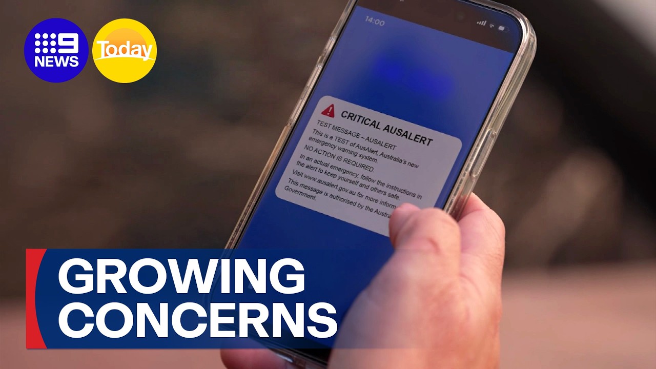 Concerns over the effectiveness of new alert system grow | 9 News Australia
