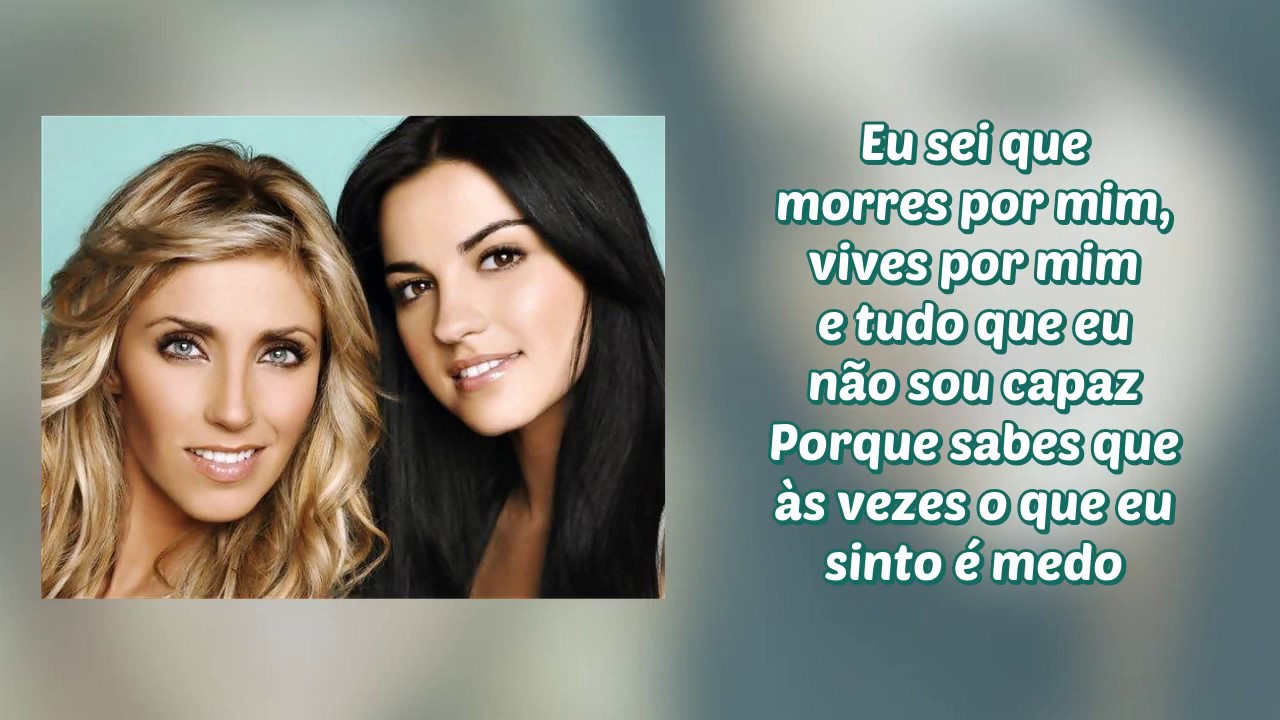 Anahí & Maite (RBD) - Ensina-me (Português/Letra)