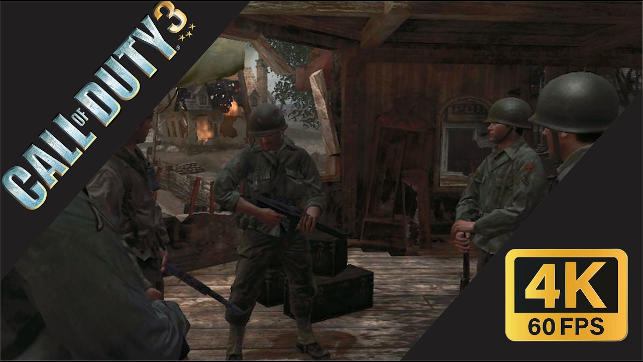 Call of duty 3 chapter 10 - The crossroads - 4k 60FPS