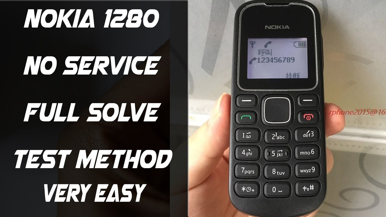Nokia 1280 No Network Signal Problem Solution Nokia 1280  No Service Solution Jumper 100% Tested
