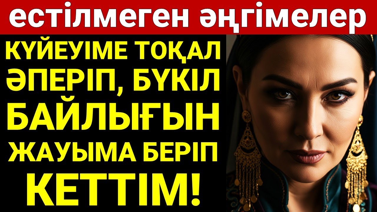 КҮЙЕУІМЕ ТОҚАЛ ӘПЕРІП, БҮКІЛ БАЙЛЫҒЫН ЖАУЫМА БЕРІП КЕТТІМ! | естілмеген әңгімелер
