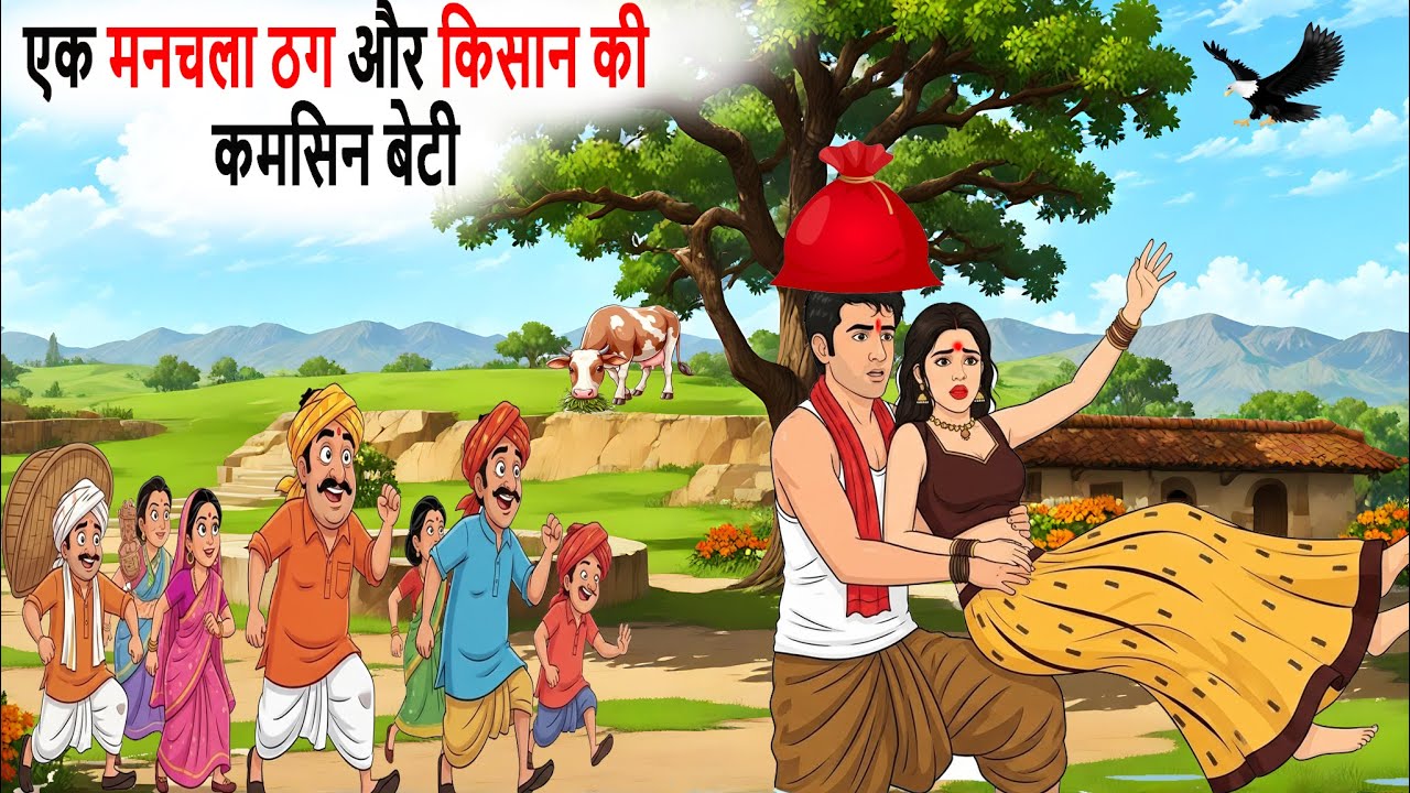 एक मनचला ठग और किसान की कमसिन बेटी | bedtime stories | cartoon stories | hindi kahaniya |