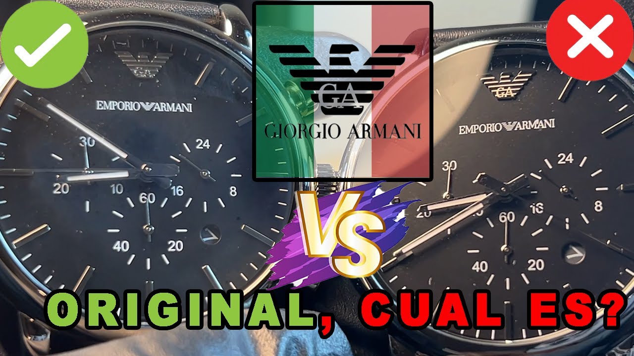 Cómo Saber si un Emporio Armani AR1828 es Original – Guía para Identificar Relojes Auténticos