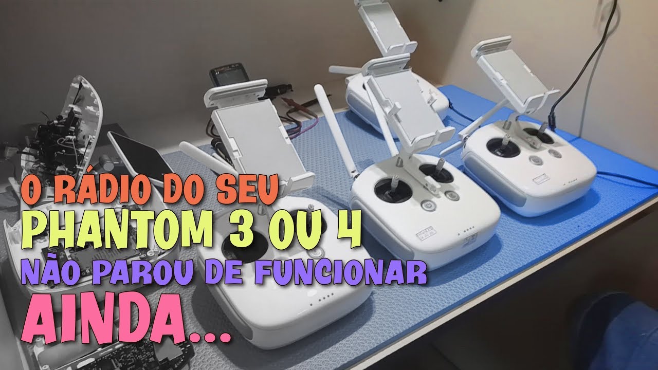 Defeito crônico nos rádios do Phantom 3 ou 4. Por que? Como resolver? - VOU DE DRONE