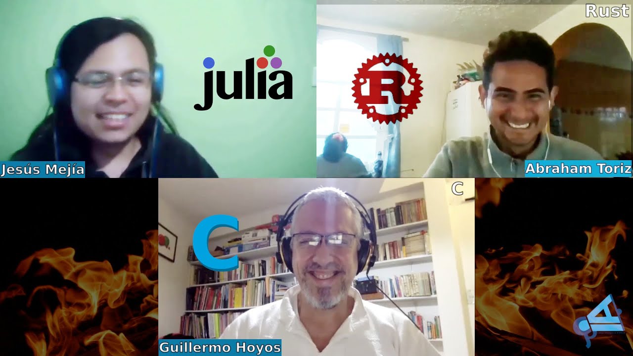 C vs Julia vs Rust: Una charla acalorada sobre tres lenguajes de programación