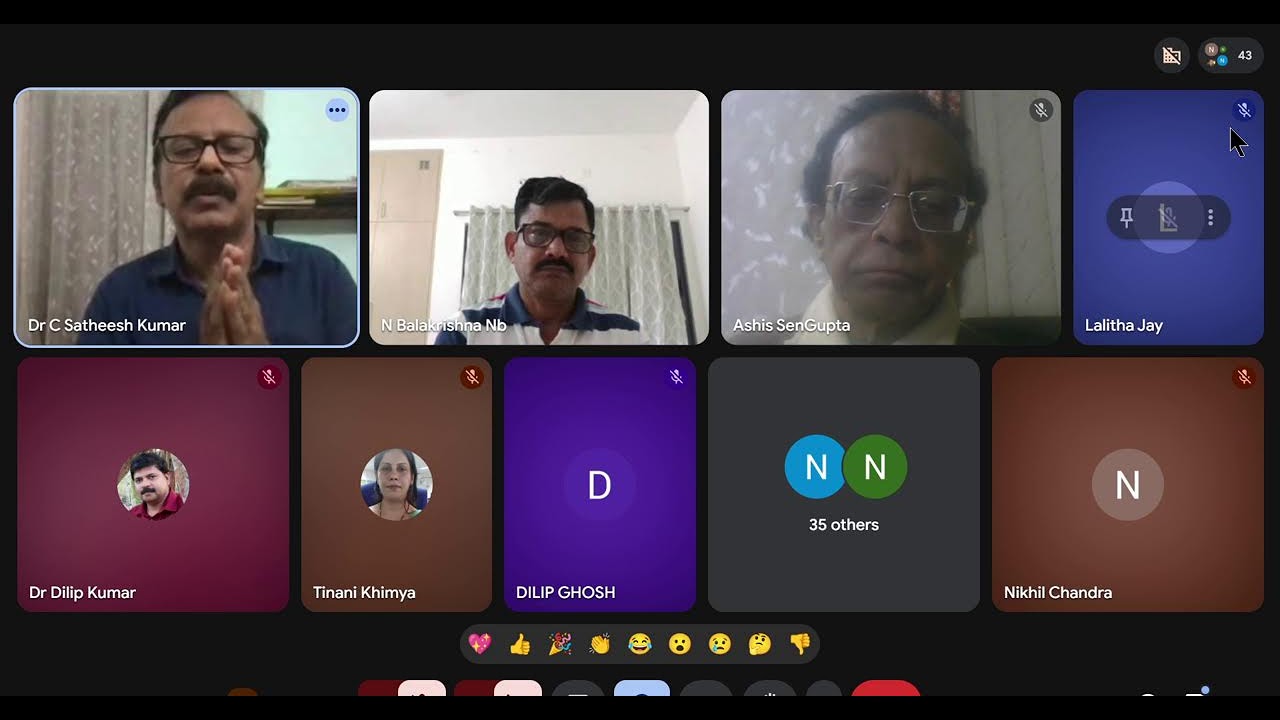 Professor AM Mathai Online Memoir Meeting