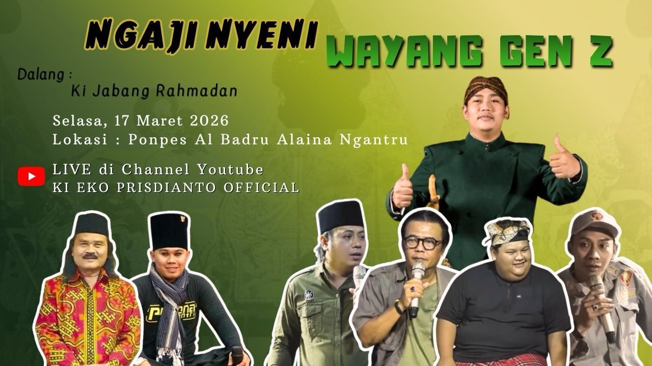 🔴 WAYANG GEN Z KI EKO PRISDIANTO & JABANG RAHMADHAN, DUO JO | PONPES AL BADRU ALAINA NGANTRU