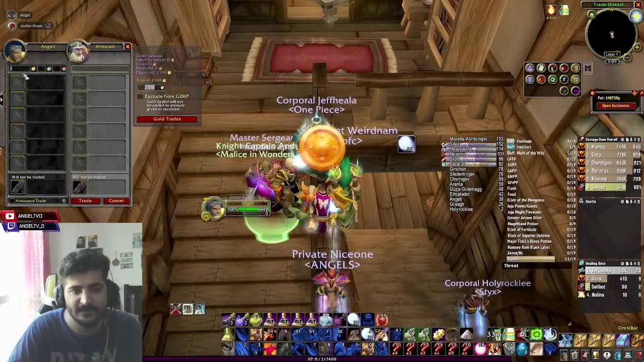WoW Classic 40 man raids - Main Tank + Raid Leader POV