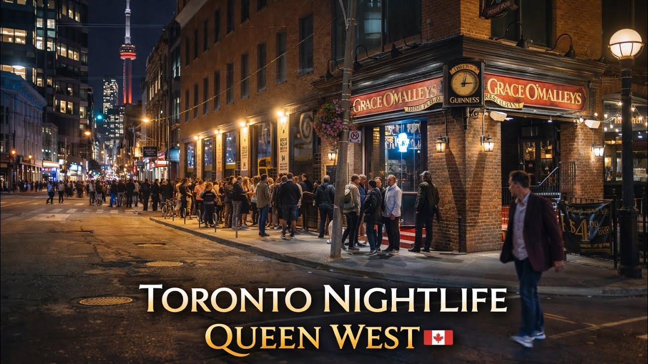 DOWNTOWN TORONTO NIGHTLIFE QUEEN WEST STREET