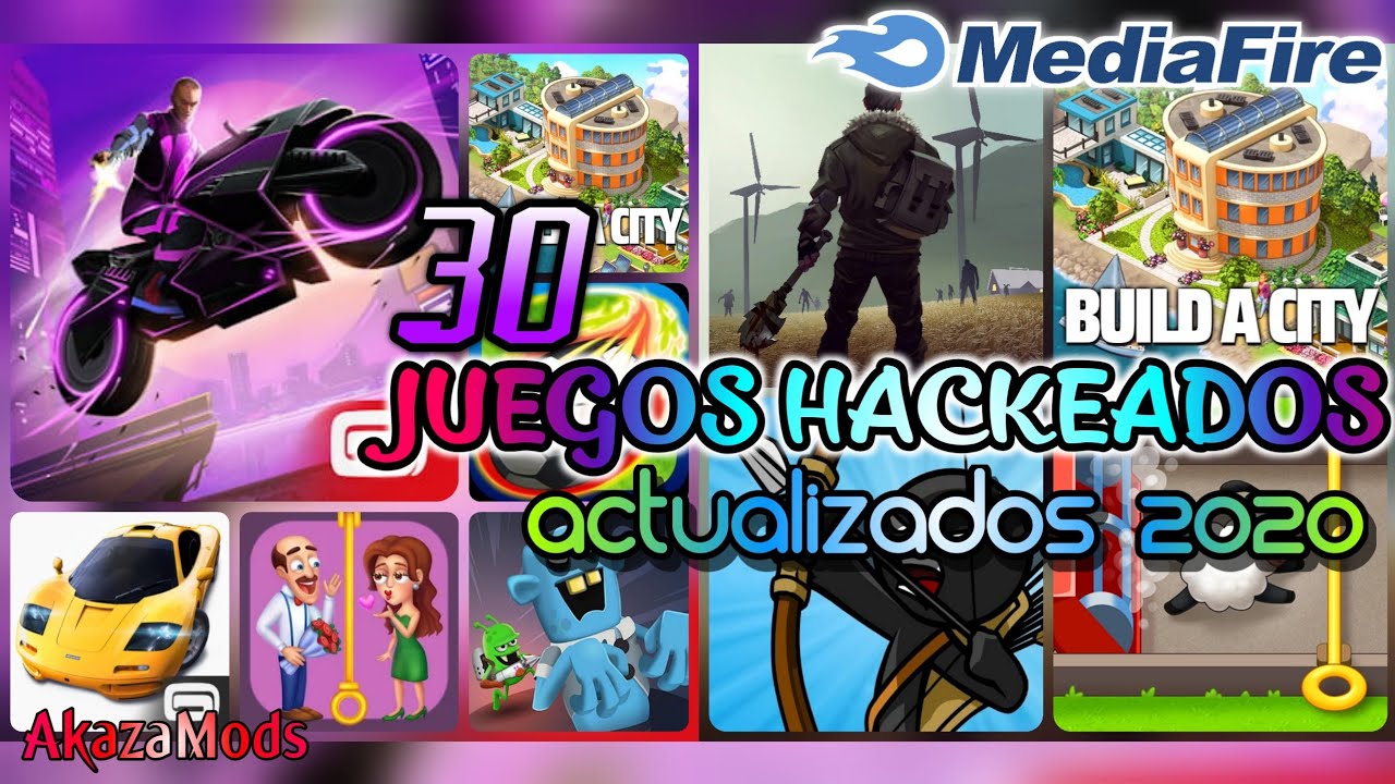 TOP 30 JUEGOS MOD ANDROID 2020 MediaFire | AkazaMods