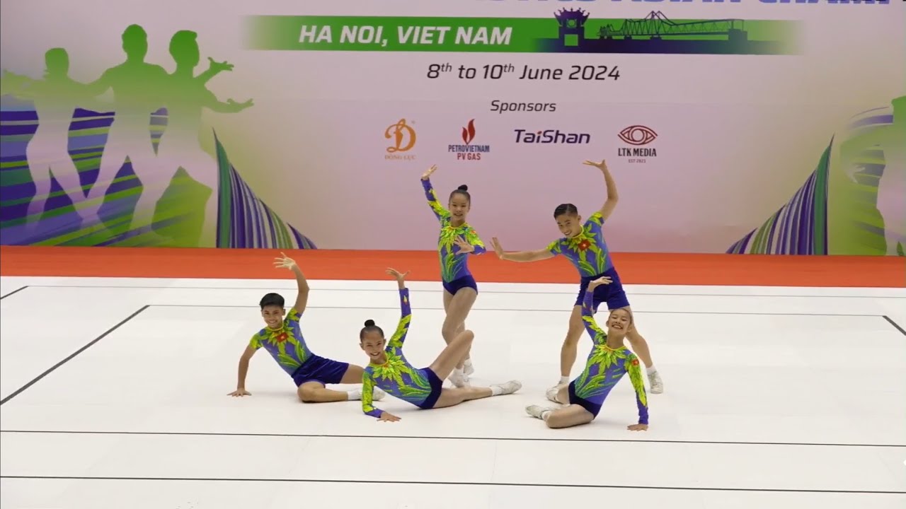VIETNAM AG GROUP 2024 in HANOI ( 9th Asian championship Aerobics Gymnastics)