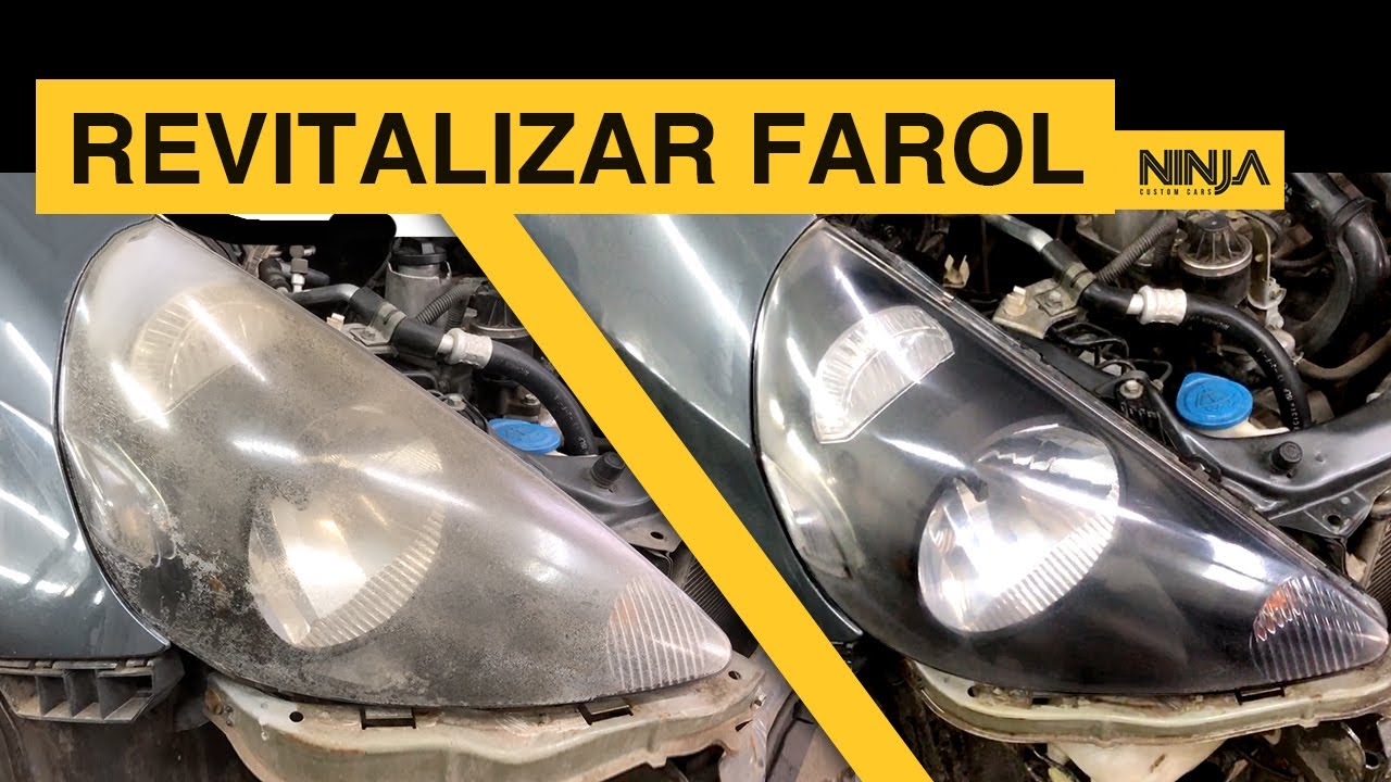 REVITALIZAR FAROL EM CASA gastando pouco dinheiro!