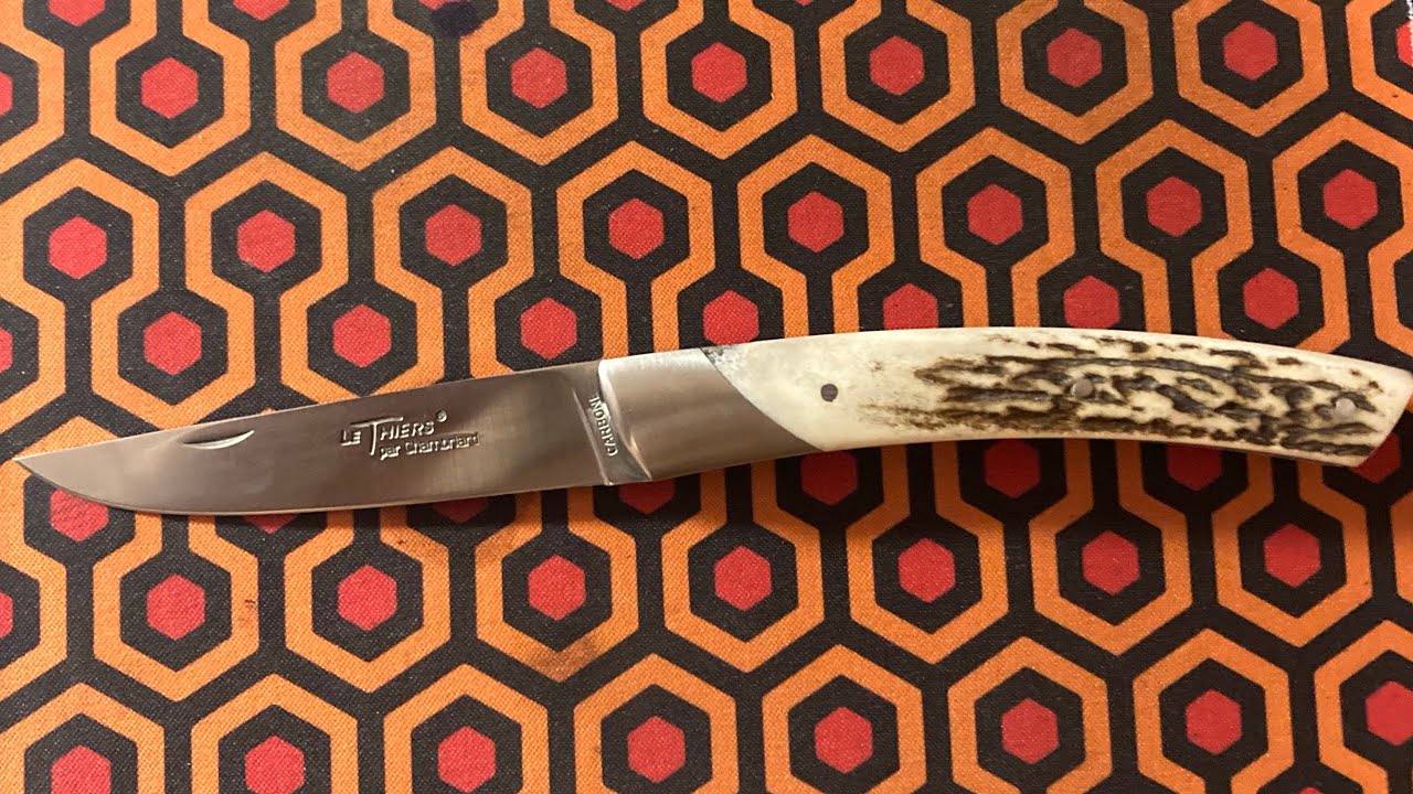 Le Thiers Knife Chambriard Stag XC75 Carbon Steel