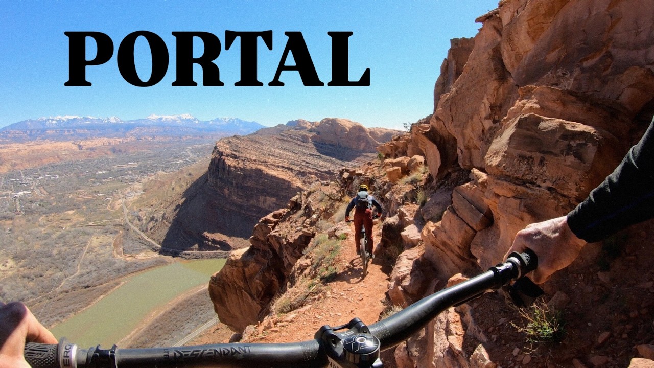 Riding Portal in Moab Utah with Alex Petitdemange