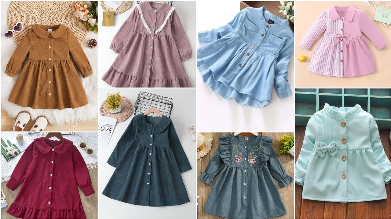 Latest Front Open Frock Designs for Baby Girls 2025-2026/Stylish Collection/Trendy Front Open Frock 