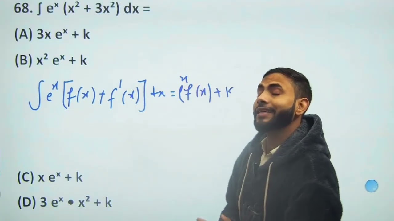 ∫ e^x (x² + 3x²) dx | Integration by Parts | Class 12 Maths