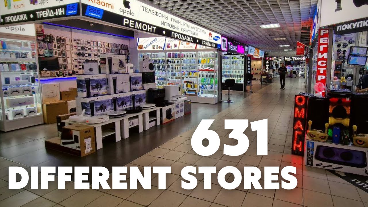 Russian 4 LEVEL Electronics Shopping Mall | Mitinskiy Radio Market