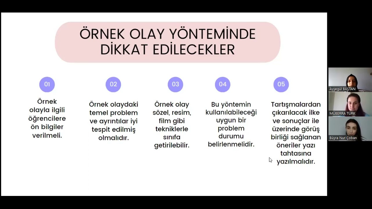 ÖRNEK OLAY YÖNTEMİ