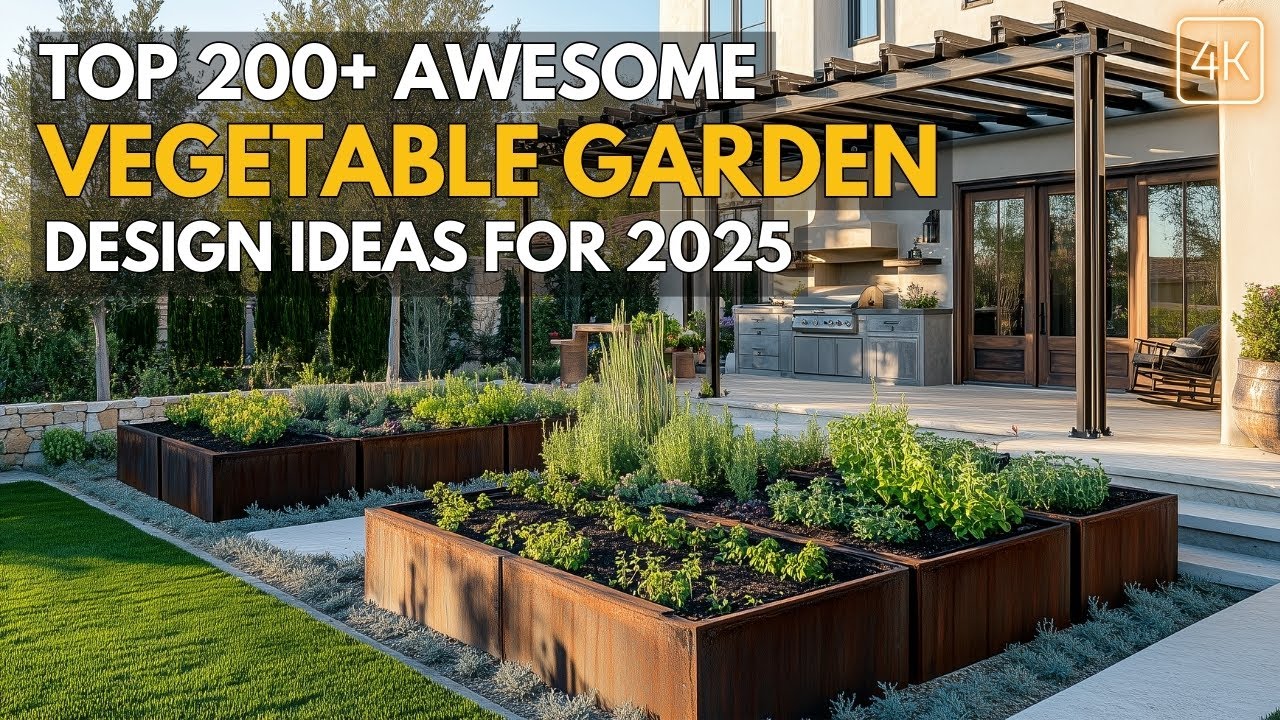 Top 200+ Awesome Vegetable Garden Design & Planning Ideas for 2025 | Front & Backyard