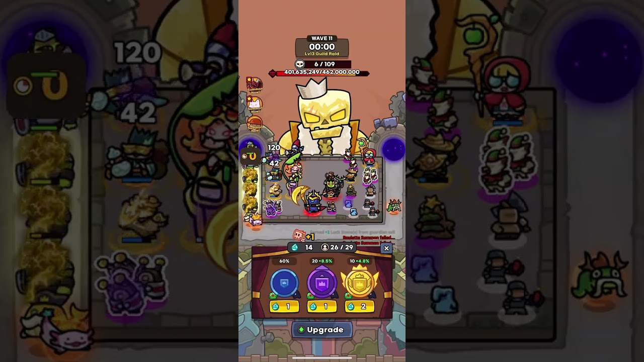 17M Guild Raid Tutorial SB9- Lucky Defence - What The Luck