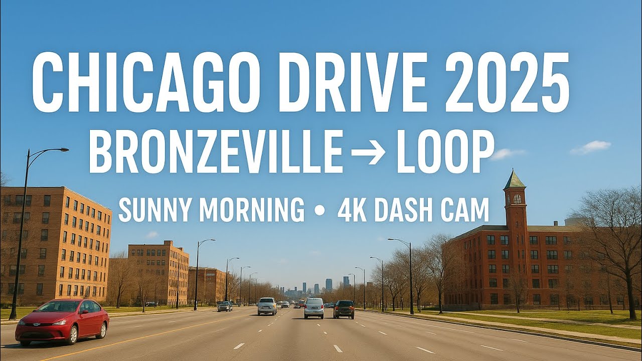 🚗 Chicago Dash Cam Drive | Bronzeville → South Austin → North Lawndale → The Loop | November 2025