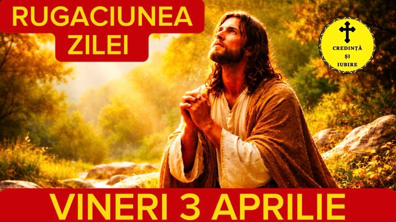 Rugaciunea Zilei De Vineri 3 Aprilie 2026 &ndash; Rugaciune Scurta Si Puternica
