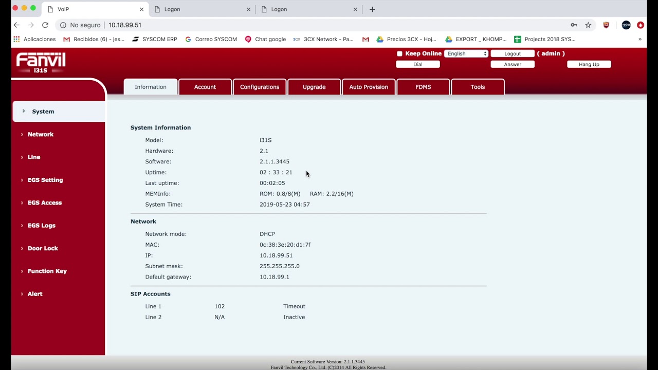 Configuración Multiapartamento con Fanvil