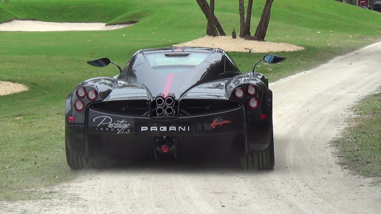 Best of Pagani Huayra Start Up Exhaust Acceleration Race Interior Exterior at Pagani Miami