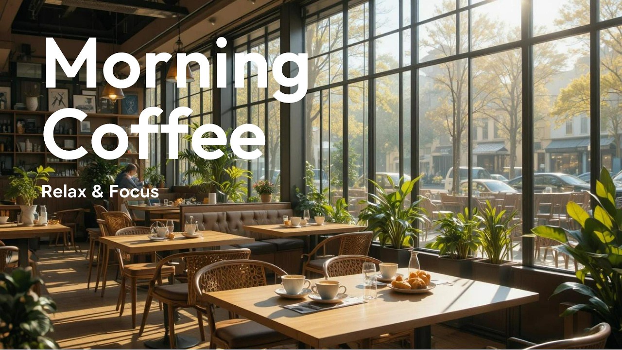 Morning Coffee Moments ☕ Relaxing Coffee Shop Music | Soft Piano & Acoustic Guitar for Work, Study