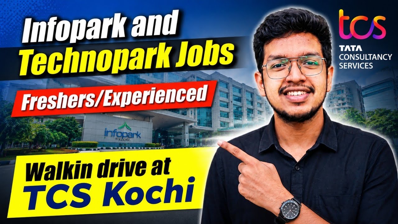 Infopark/Technopark Job Vacancies 2026 | TCS Kochi Jobs 2026 | Fresher Jobs 2026 | Jobhunter