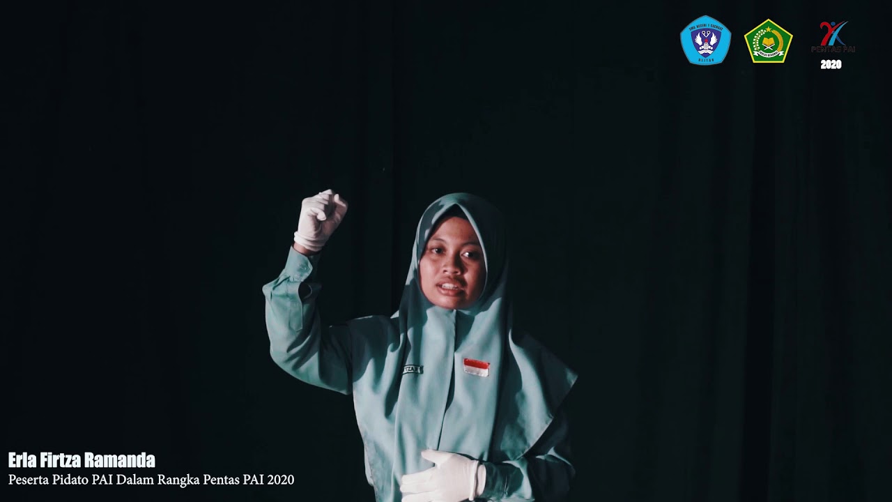 PIDATO PAI (ISLAM RAHMATAN LIL ALAMIN) | PENTAS PAI 2020 || SMA NEGERI 1 SRENGAT