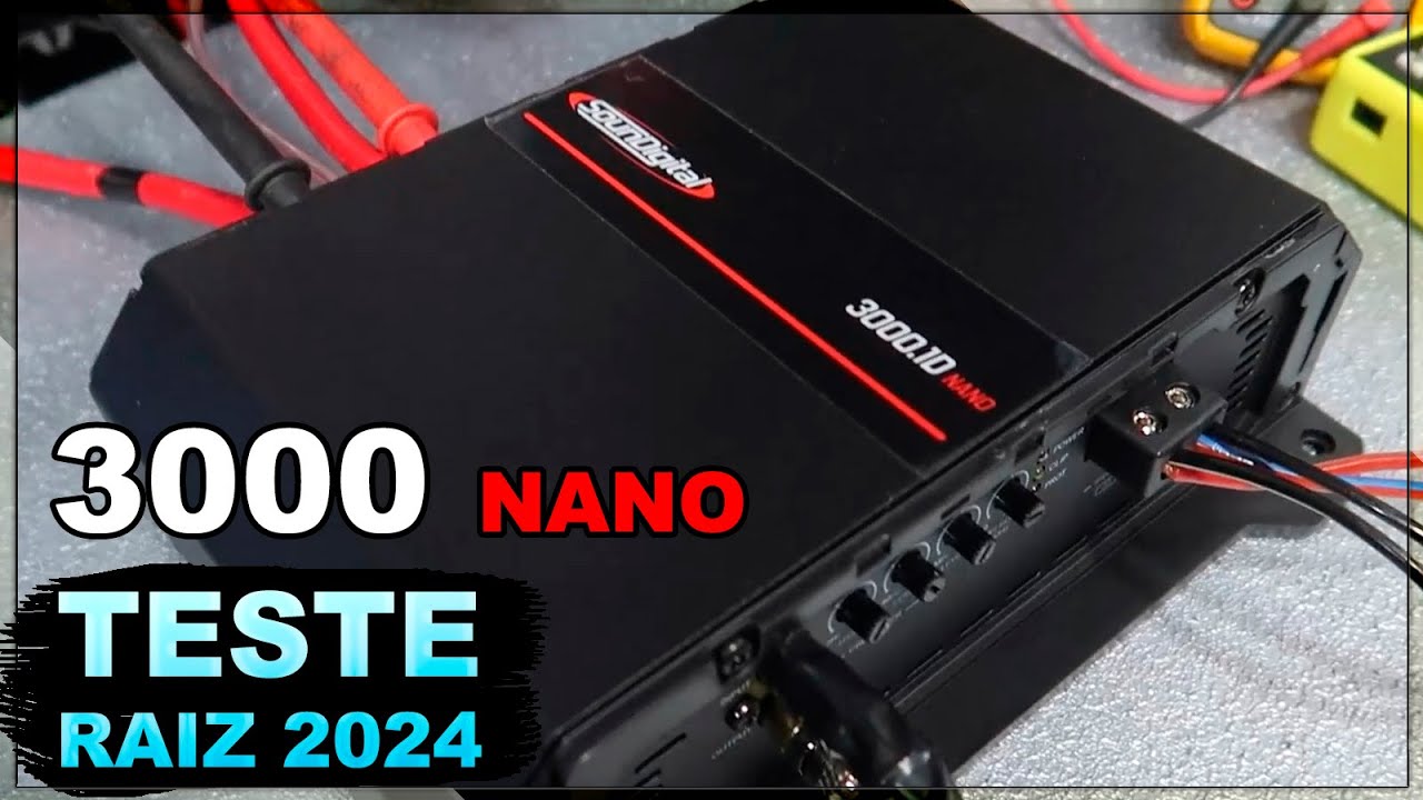 SounDigital SD3000.1 NANO é BOM? - Review e Teste de potência 2024