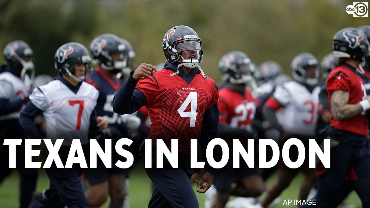 Texans takeover: Team arrives in London