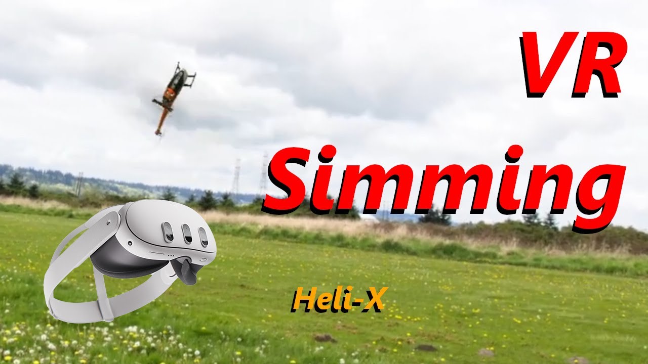 Trying to mimic real life on the VR - Heli-X simulator practice